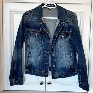 London Jean-Denim Jacket – Classic Medium Wash (Size Medium)